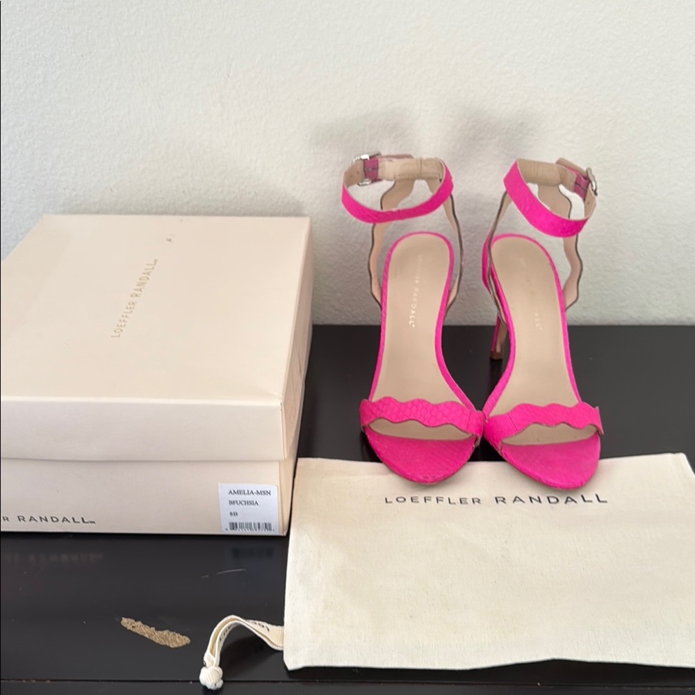 Loeffler Randall Pink leather heels